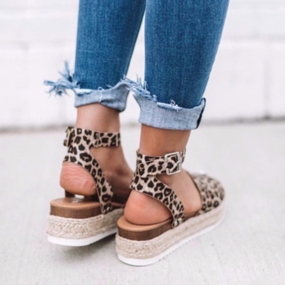 HELLO SPRING Comfy Espadrilles - Leopard print - Picture 7 of 8